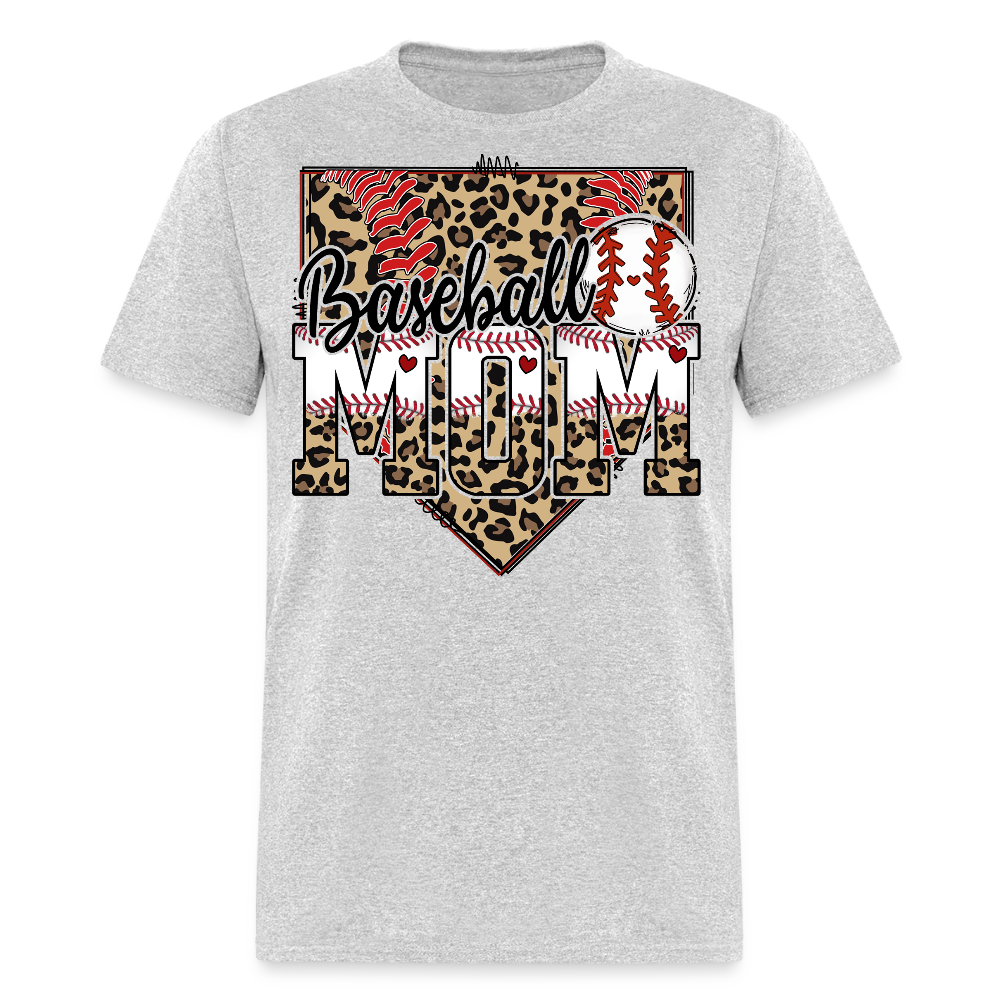 Stylish Baseball Mom Apparel For Game Day T-shirt - heather gray