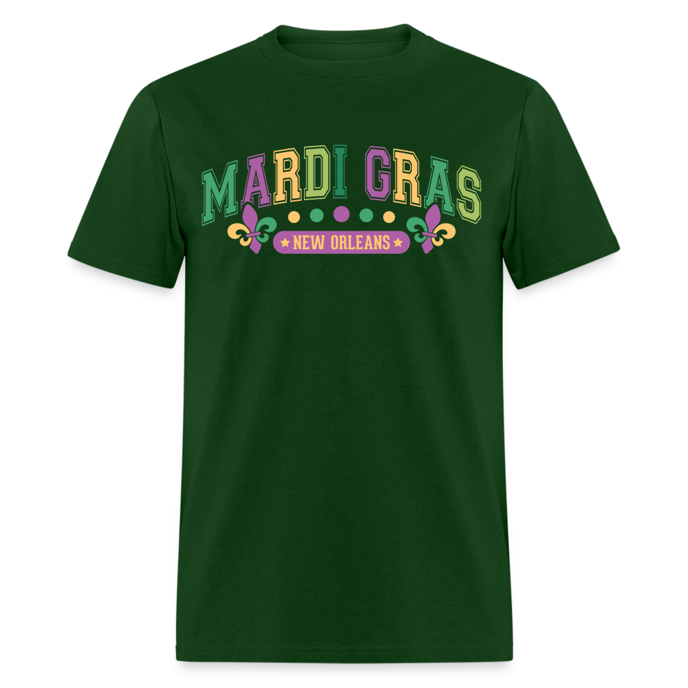 New Orleans Party Outfit for Mardi Gras Unisex T-shirt - forest green