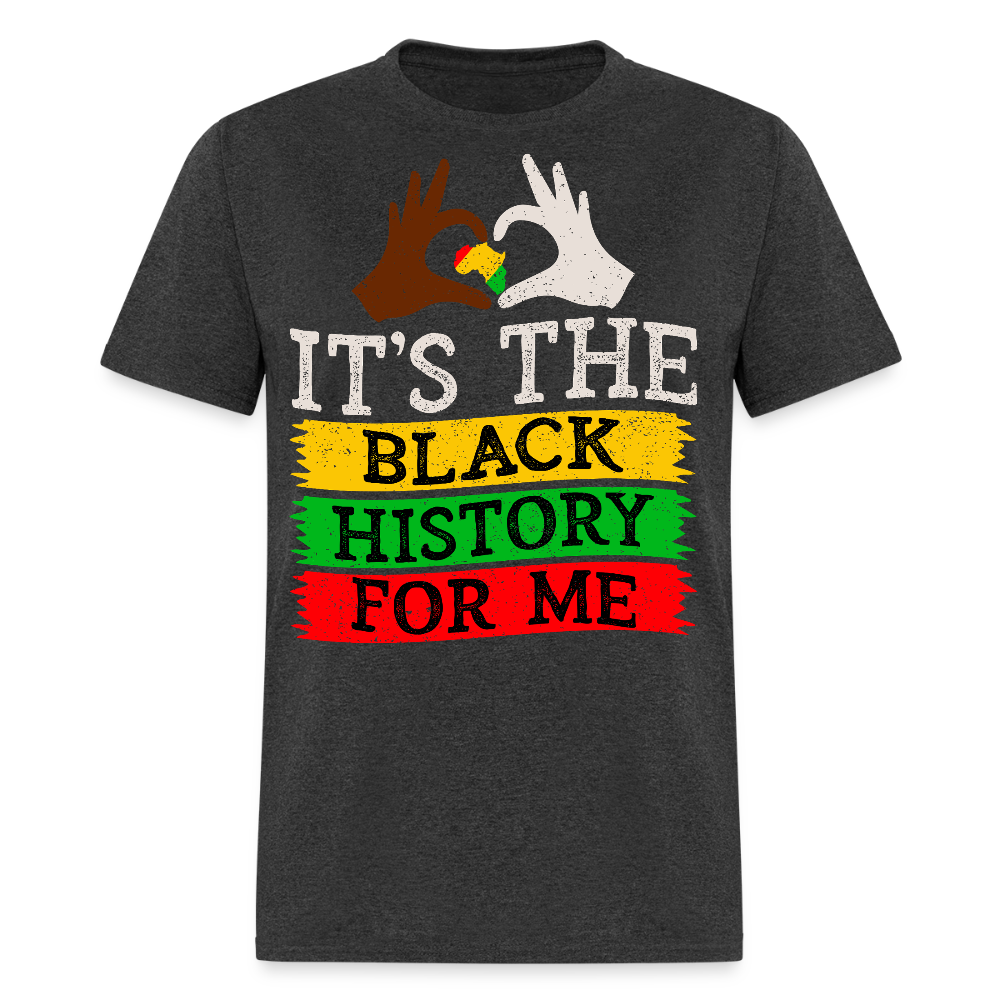 African Heritage Tee Black History Month Unisex T-shirt - heather black