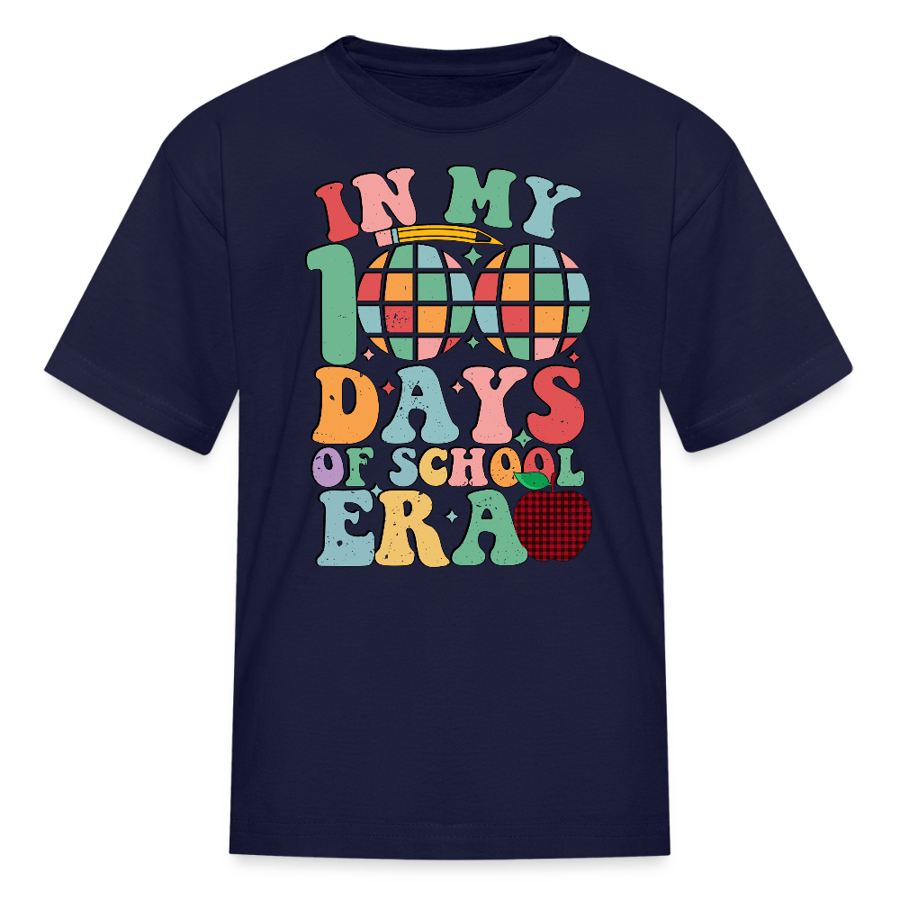Cute Teacher Shirts For 100th Day Of School Kids T-shirt - navy