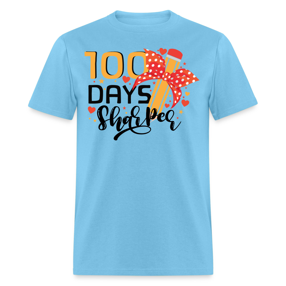 100 Days Of School Shirt For Teachers Unisex T-shirt - aquatic blue