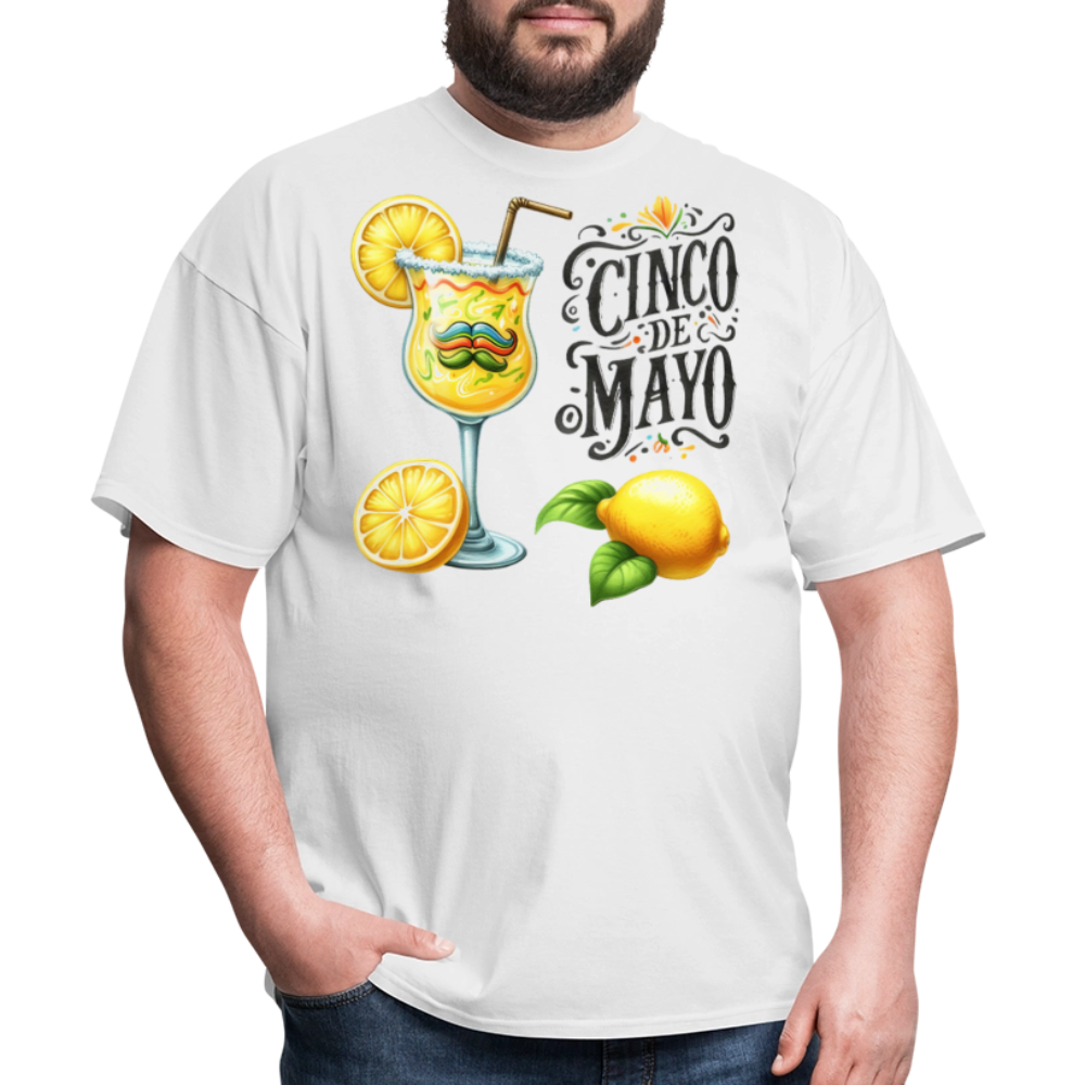 Funny Mexican Drink-themed Fiesta Tee Cinco De Mayo Party T-shirt - white