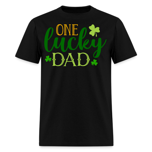 One Lucky Dad St Patrick’s Day T-shirt - black