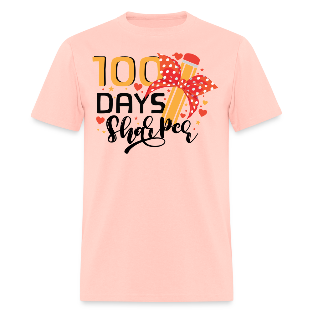 100 Days Of School Shirt For Teachers Unisex T-shirt - blush pink 