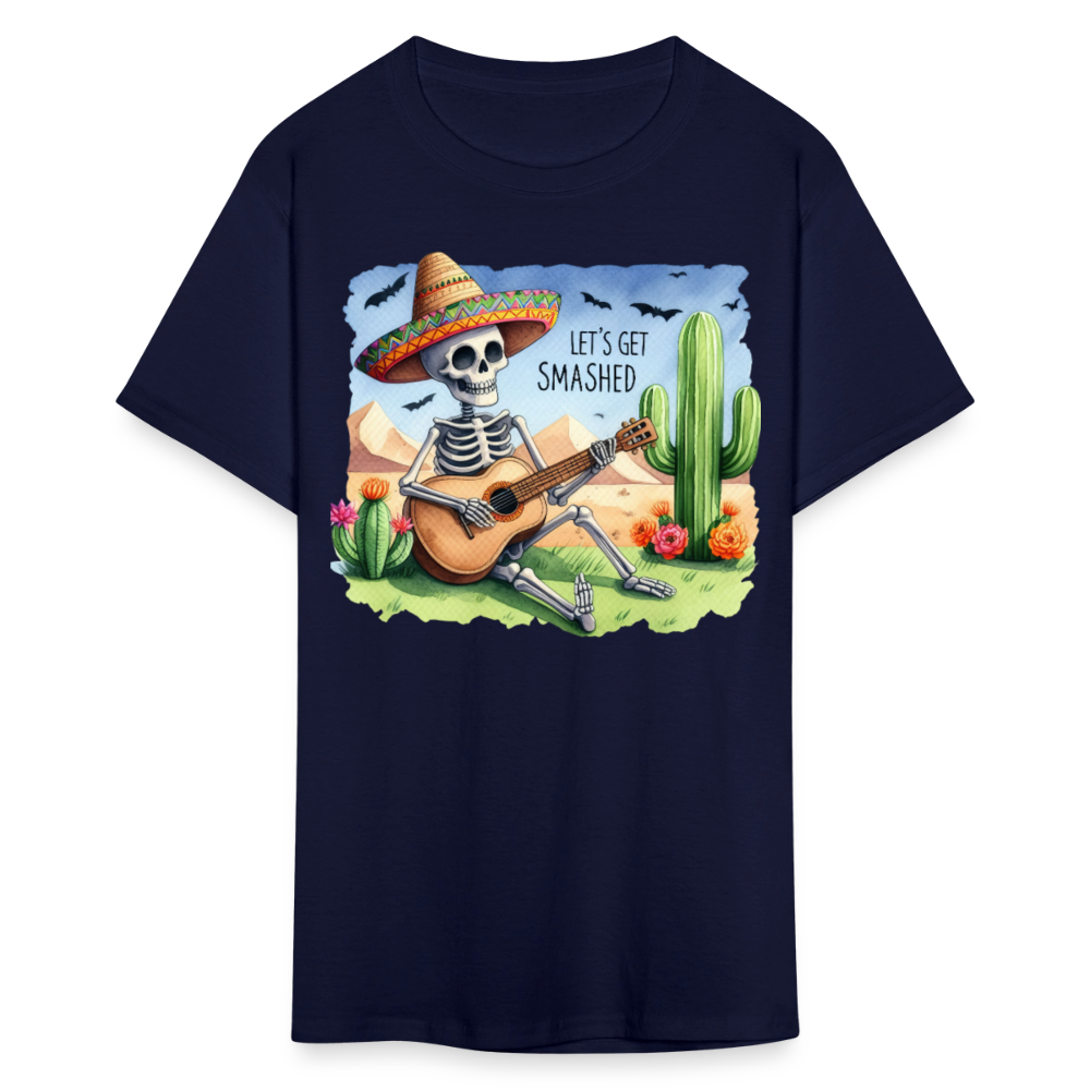 Let’s Get Smashed Tequila Party T-shirt - navy