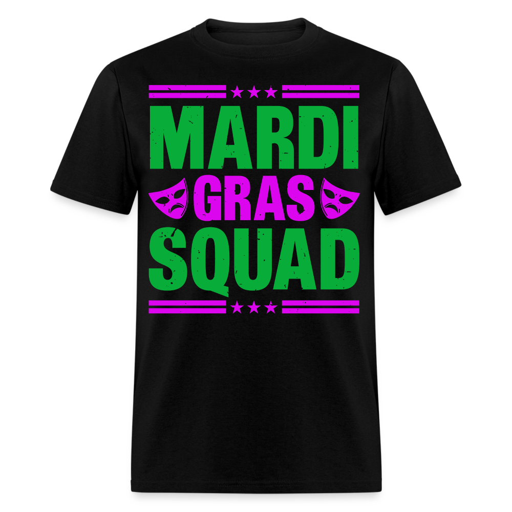 Mardi Gras Squad Shirt for Groups New Orleans Festival T-Shirt - black