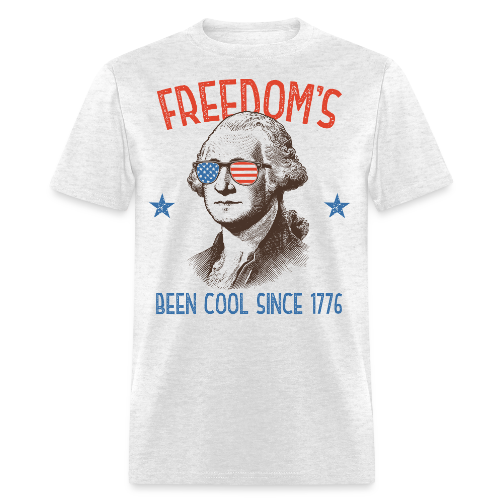 Freedom Tee Since 1776 Patriotic 4th Of July T-Shirt - light heather gray