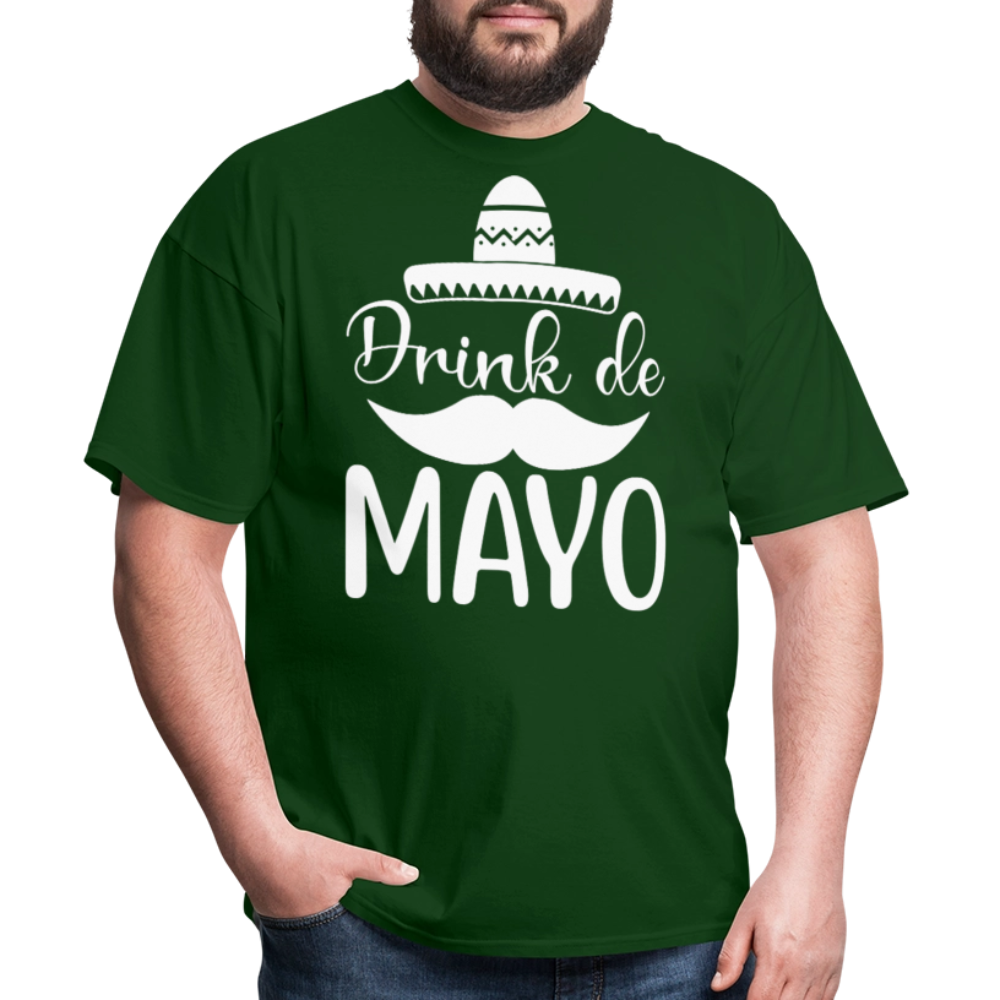 Drink De Mayo Party Shirt Cinco de Mayo Drinking T-shirt - forest green