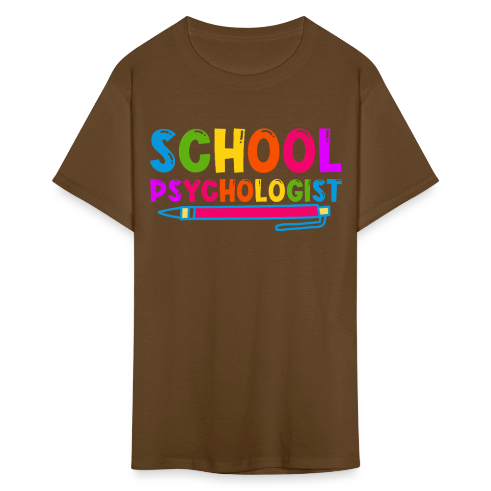 Best Gifts For School Psychologists Mental Health Unisex T-Shirt - brown