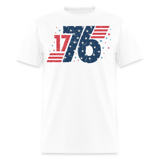 Vintage 4th Of July 1776 Patriotic T-Shirt - white