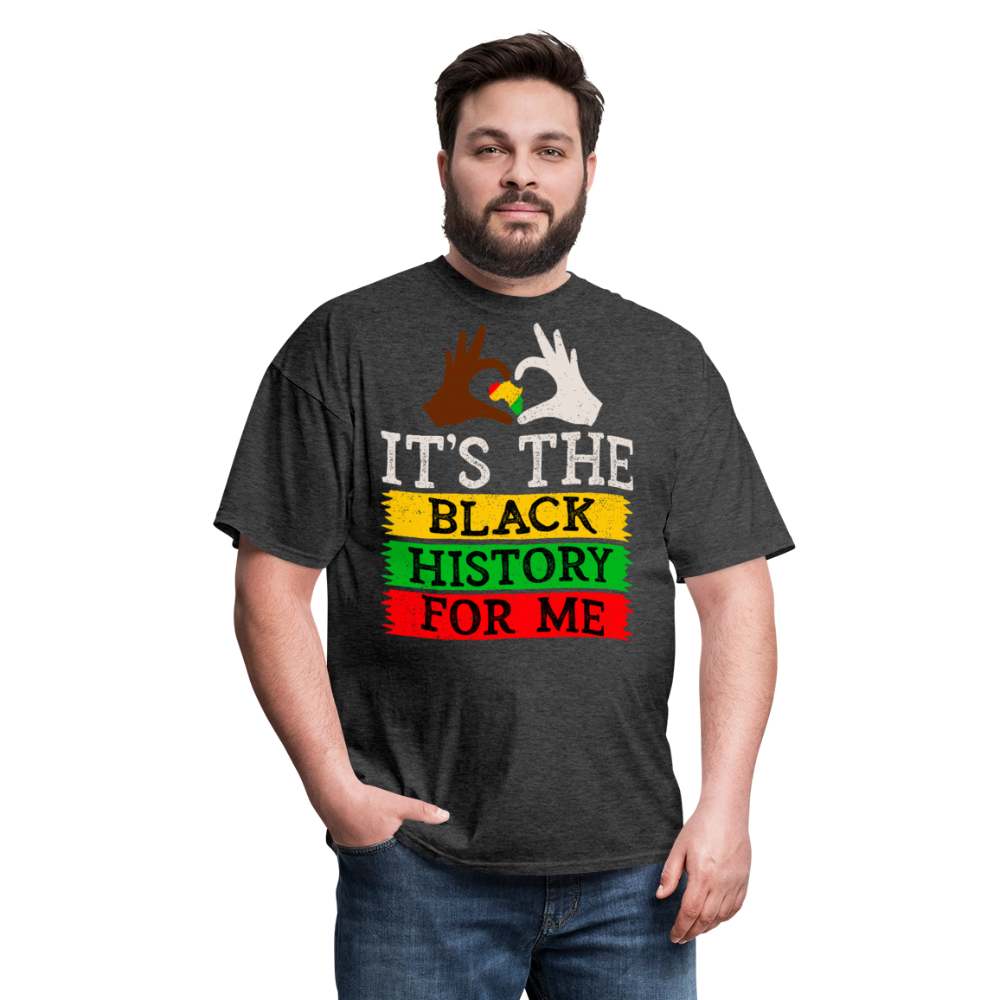 African Heritage Tee Black History Month Unisex T-shirt - heather black
