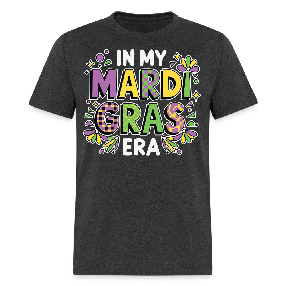 Mardi Gras Party Outfit For Women And Men Funny Mardi Gras T-shirt - heather black