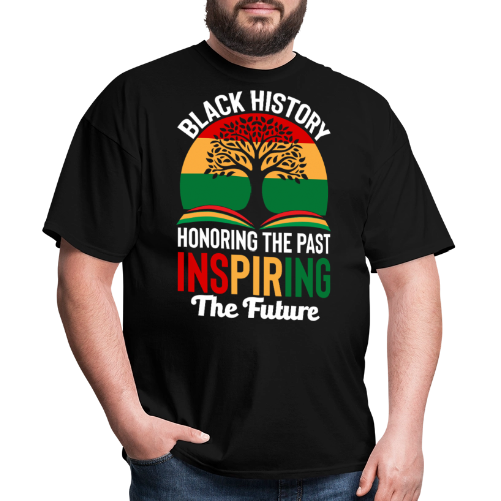 Honoring Black History Inspirational Unisex T-shirt - black