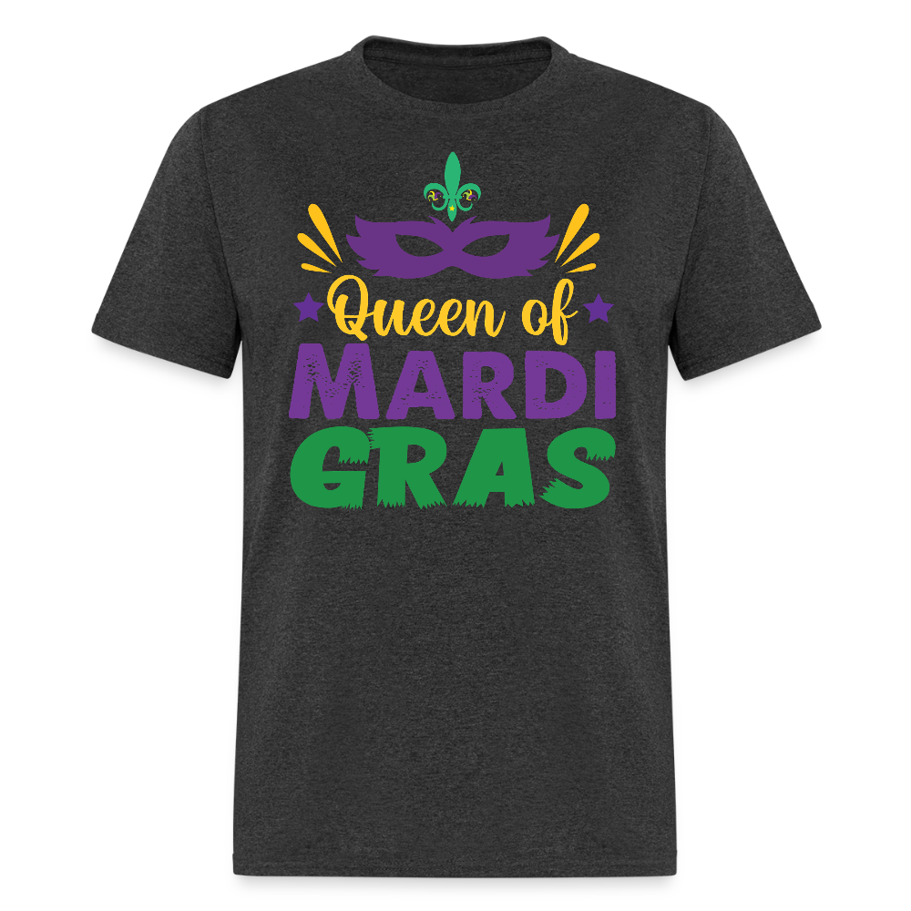 New Orleans Party Shirt Queen of Mardi Gras Classic T-Shirt - heather black