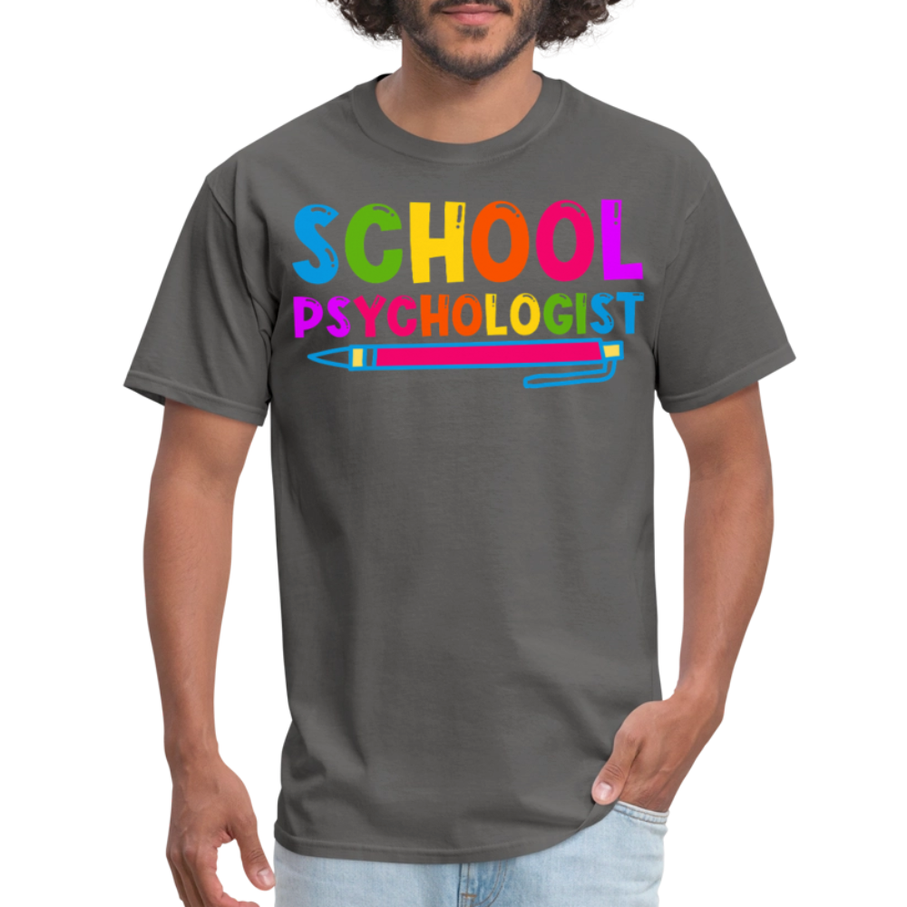 Best Gifts For School Psychologists Mental Health Unisex T-Shirt - charcoal