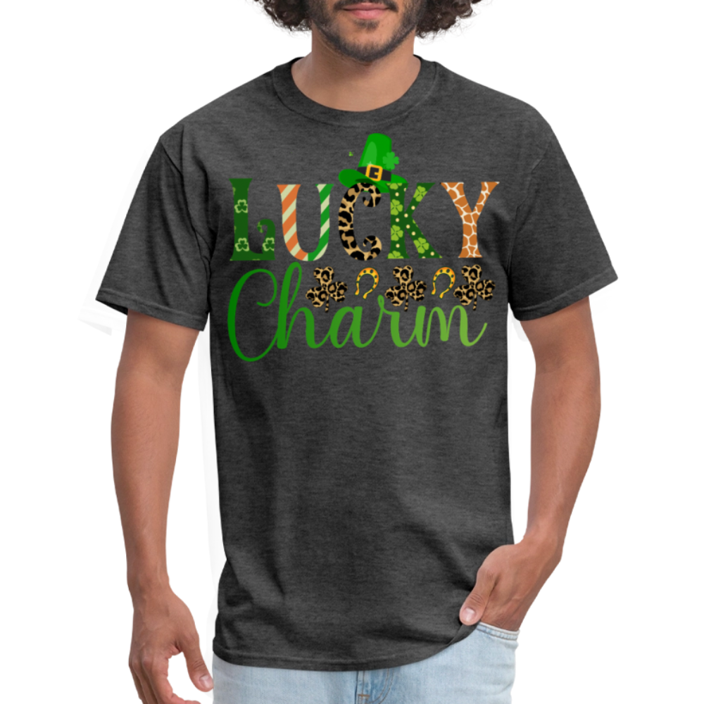 St Patrick’s Day Lucky Charm Classic T-shirt - heather black