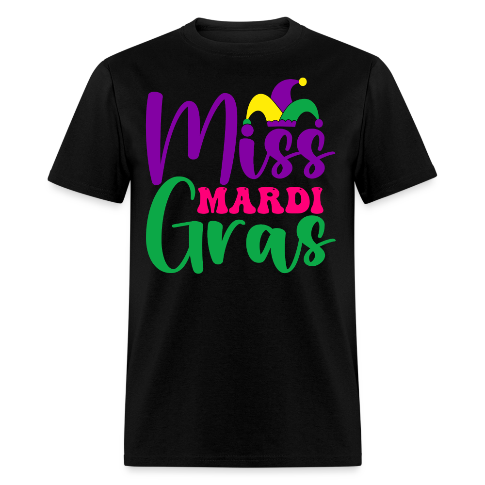 Miss Mardi Gras Shirt For Women New Orleans Classic T-Shirt - black