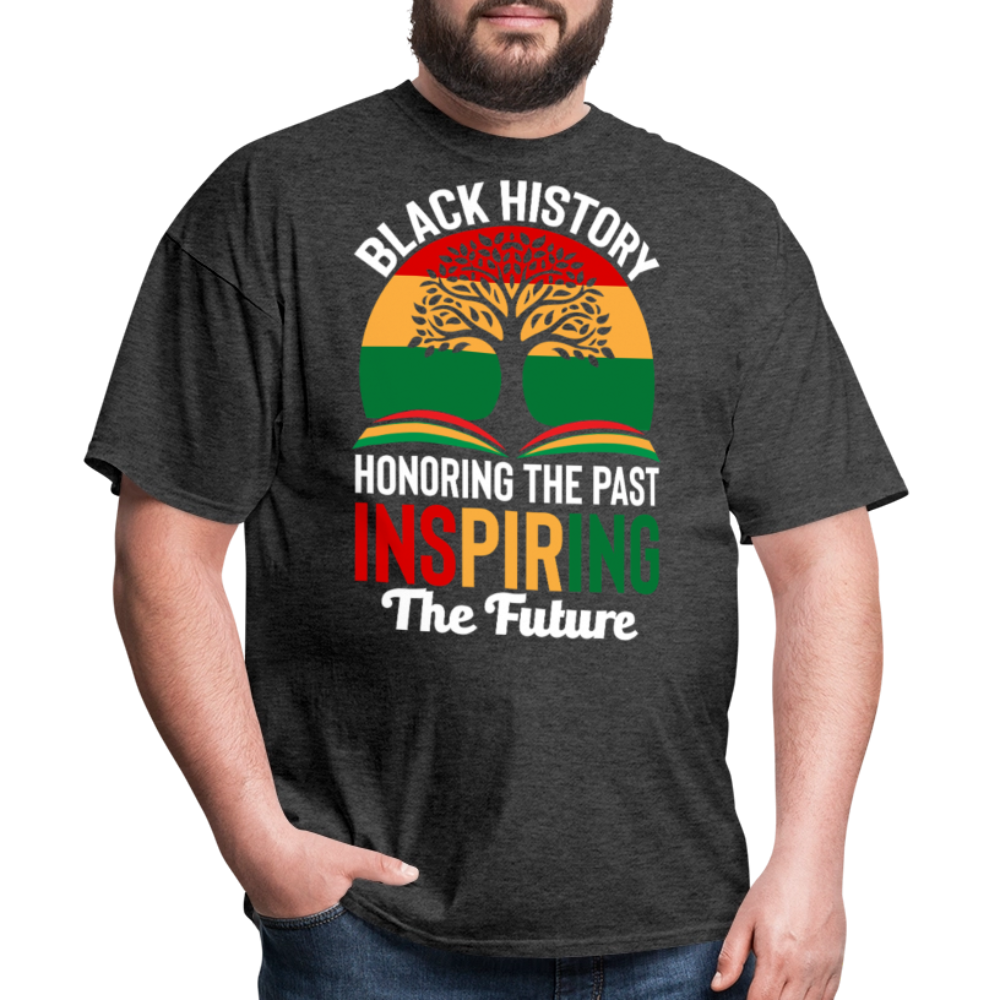 Honoring Black History Inspirational Unisex T-shirt - heather black