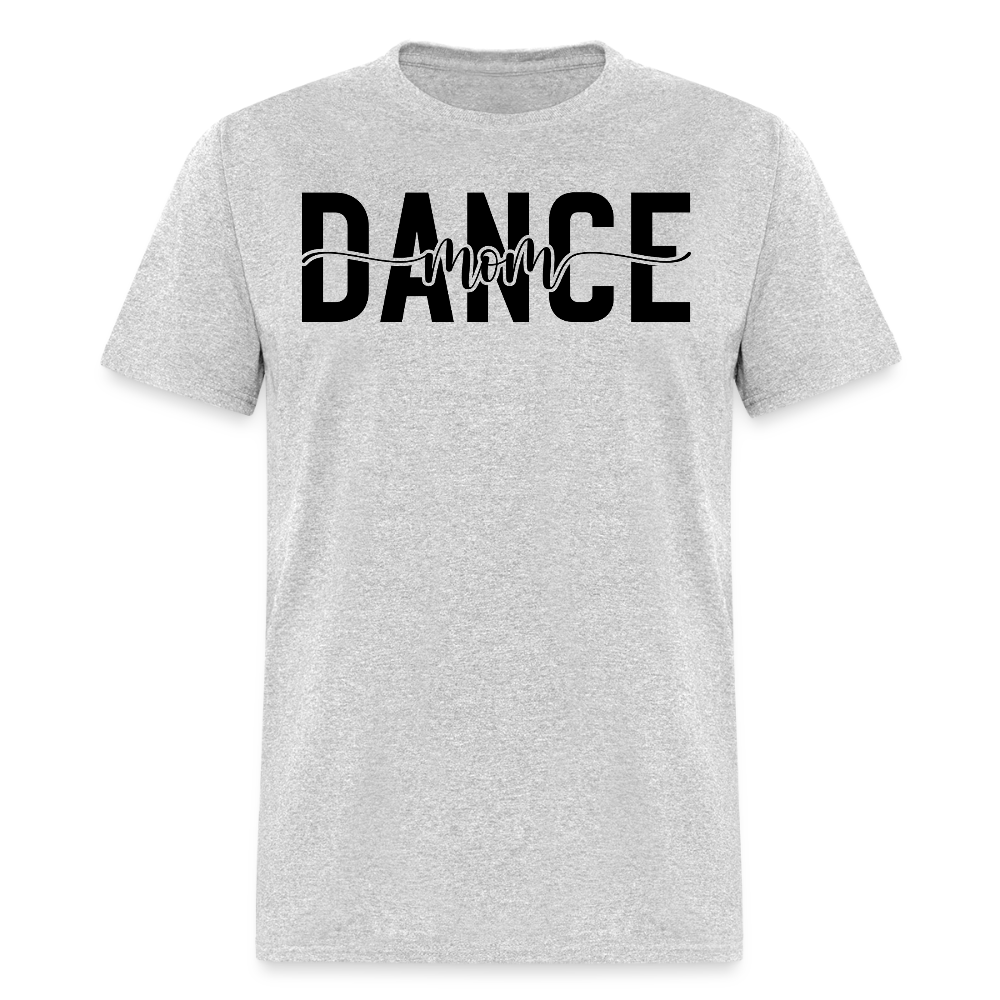 Stylish Cute Dance Mom Graphic T-shirt - heather gray