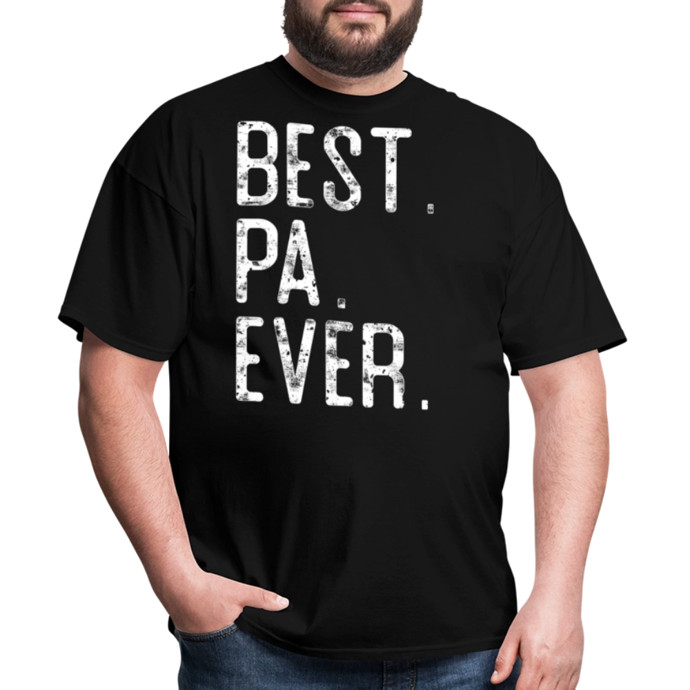 Funny Gift Tee For Dad Called Pa T-shirt - black