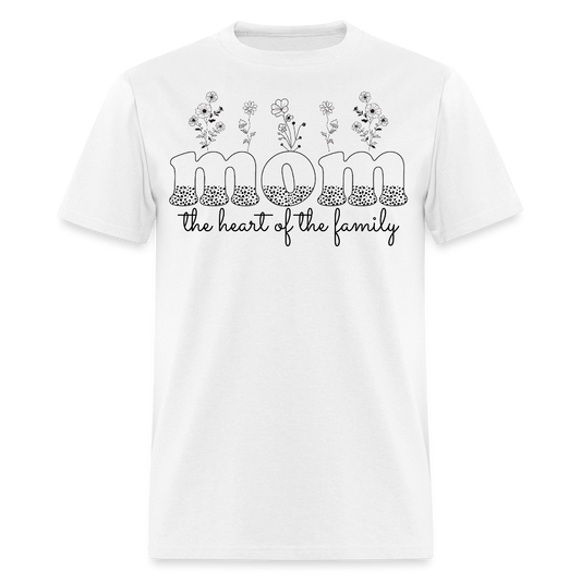Floral Mother's Day Cute Floral T-shirt - white