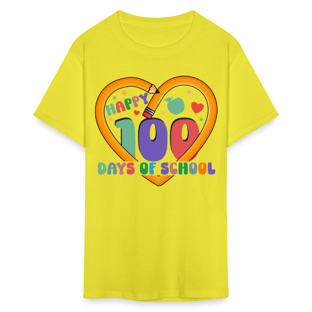 Best 100 Days Of School Gifts For Teachers Unisex T-Shirt - yellow