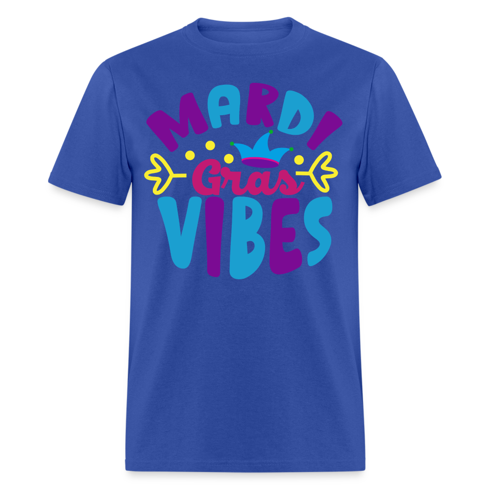 Mardi Gras Shirts For Couples New Orleans Carnival Graphic T-shirt - royal blue