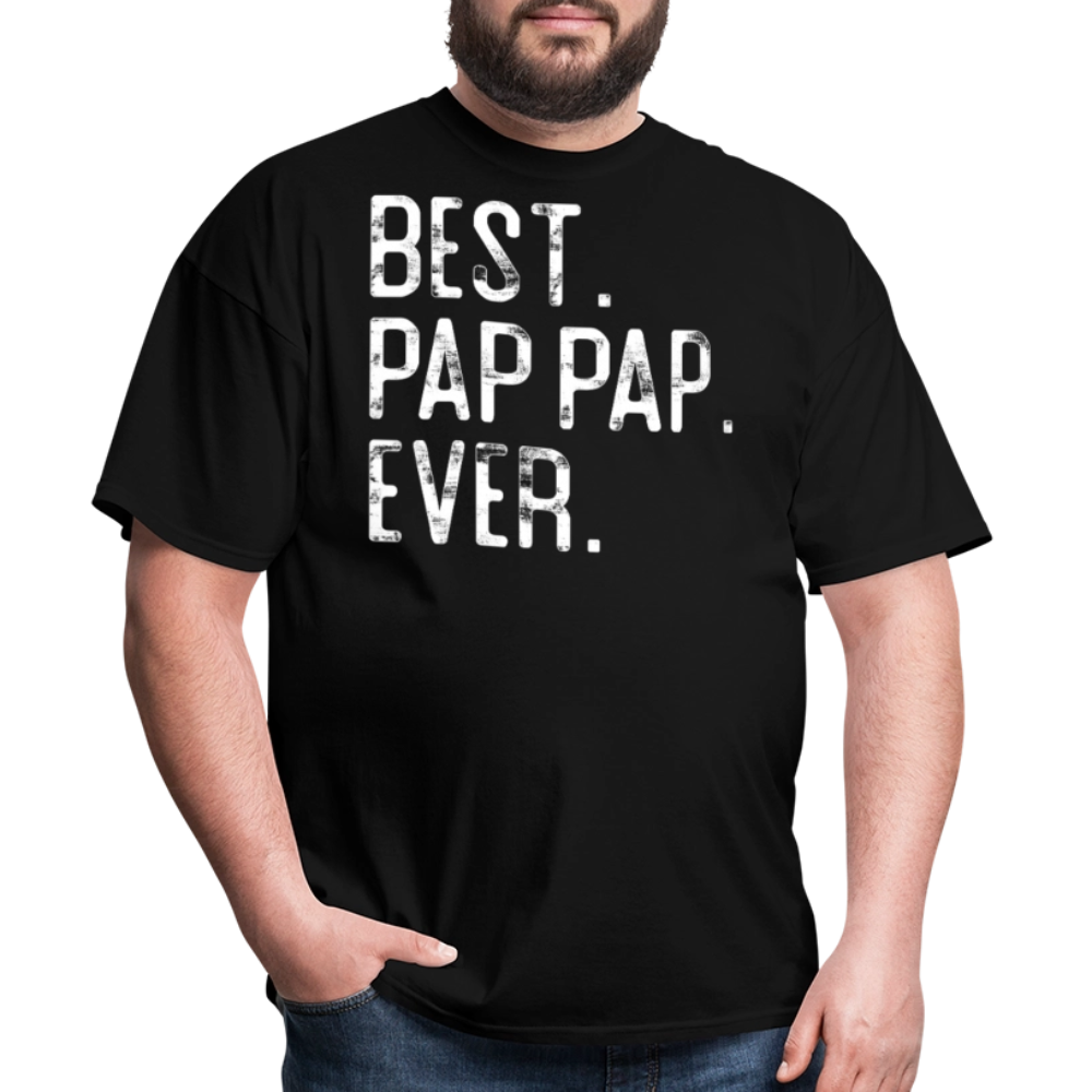 Father’s Day Gift For Pap Pap Birthday T-shirt - black
