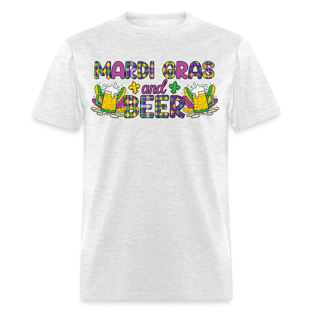 Drinking Team Mardi Gras Beer Party Classic T-shirt - light heather gray