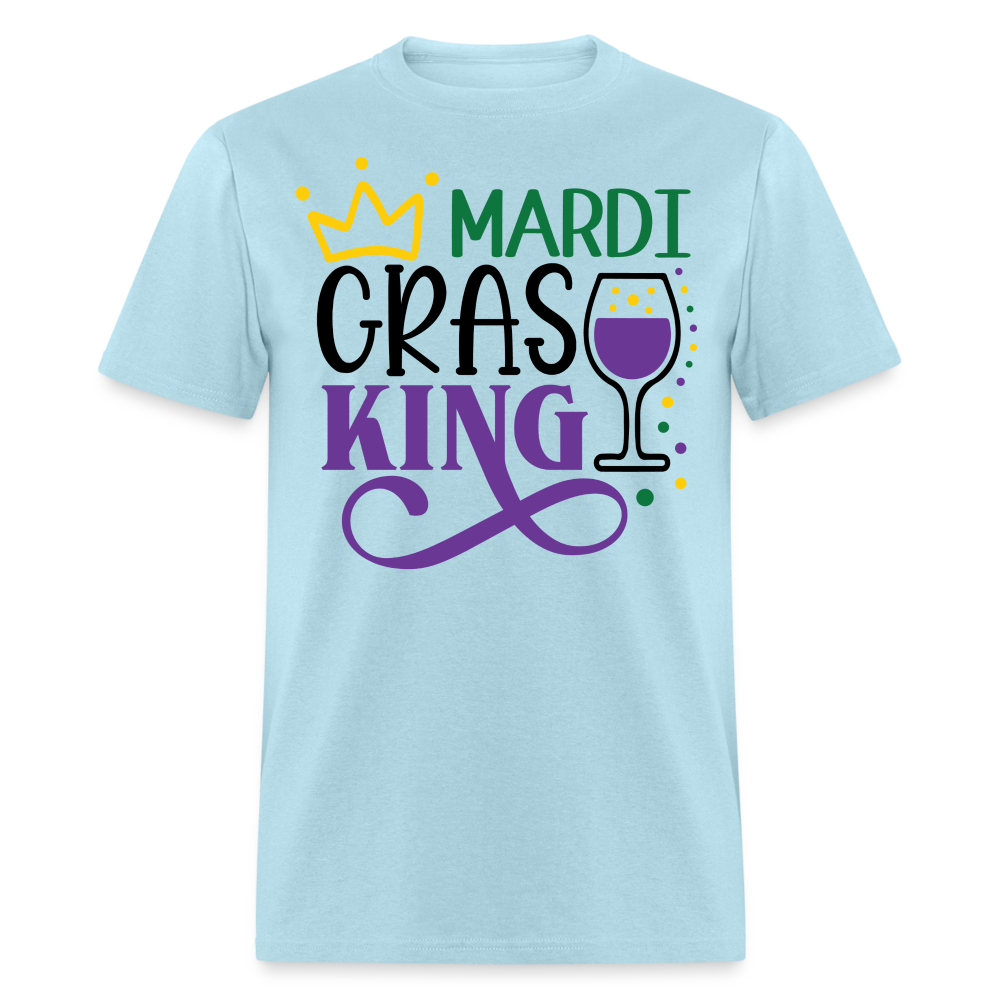 Funny Mardi Gras Party Outfit for Guys Mardi Gras Drinking T-shirt - powder blue