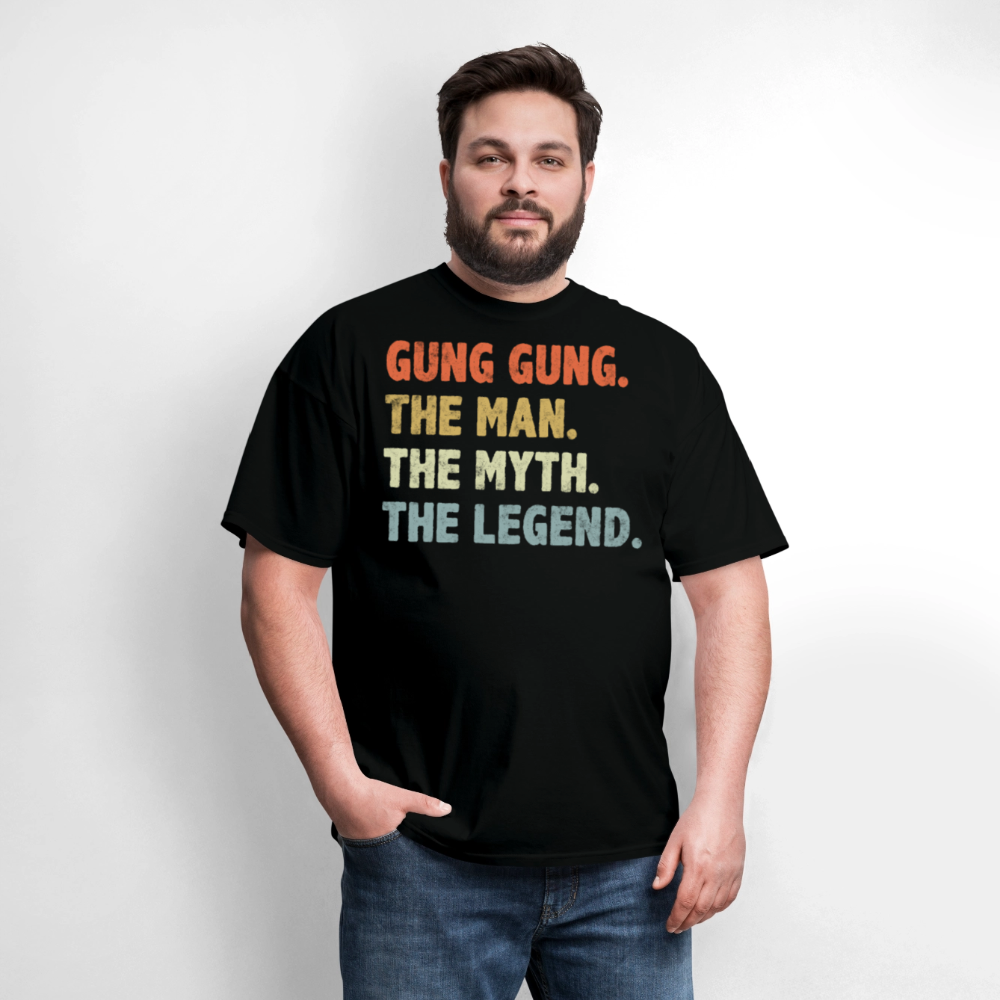 The Man The Myth The Legend Gung Gung T-shirt - black
