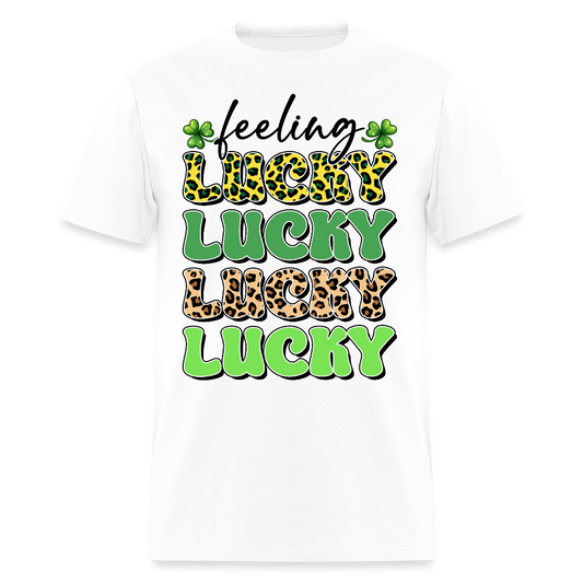 Feeling Lucky St Patrick’s Day T-shirt - white