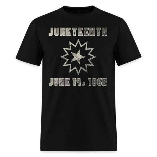 Juneteenth June 19 1865 Celebration T-Shirt - black