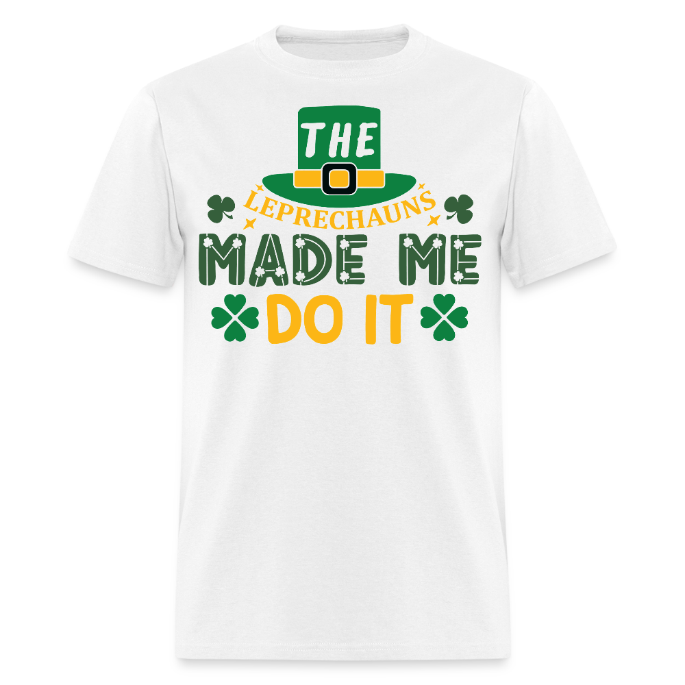 St Patrick's Day Drinking Tee Irish Leprechaun Party T-shirt - white