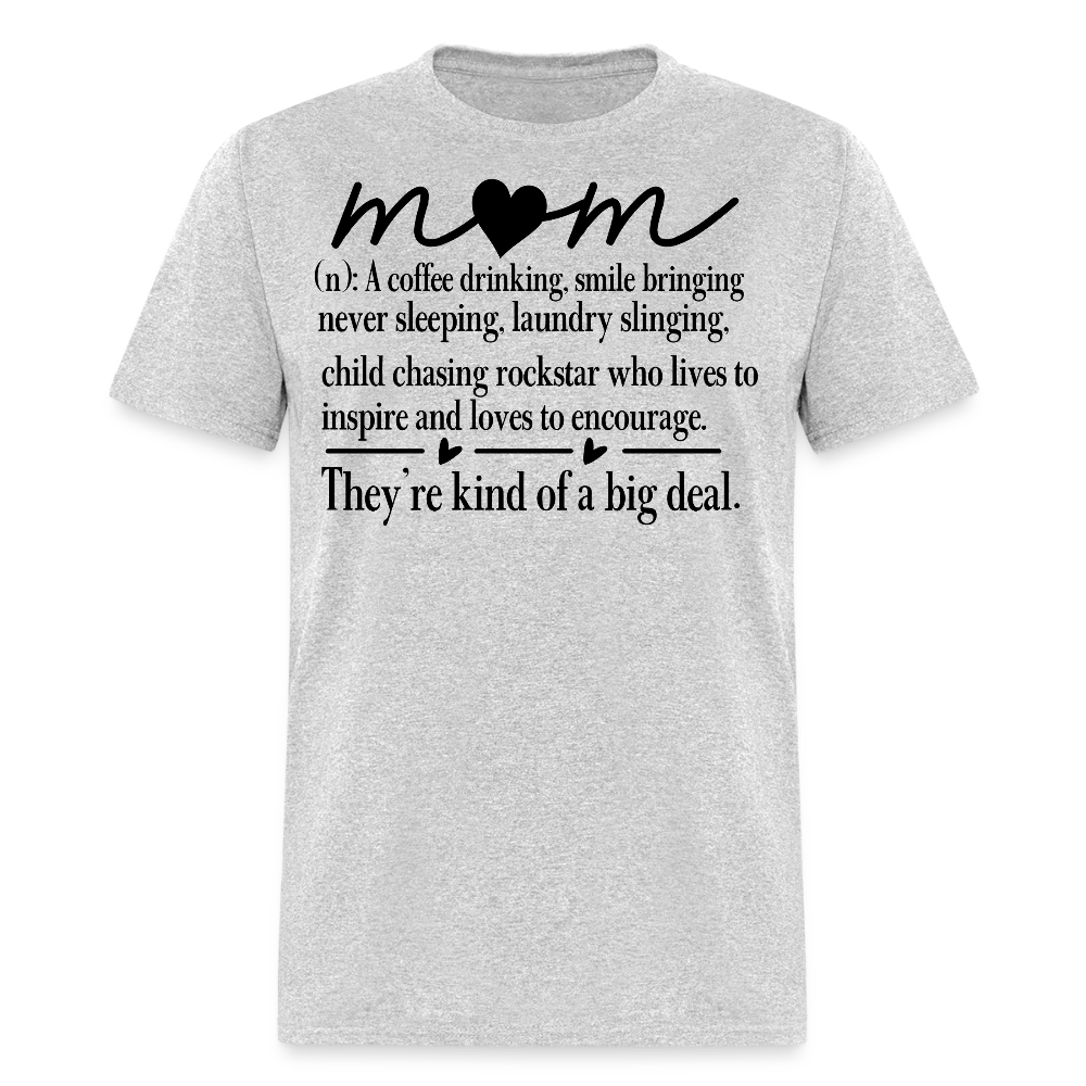 Mom Definition Tee Mother’s Day Gift T-shirt - heather gray
