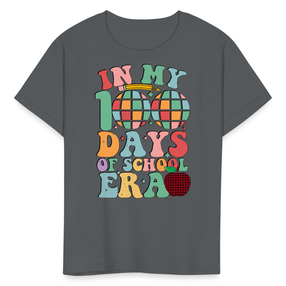 Cute Teacher Shirts For 100th Day Of School Kids T-shirt - charcoal