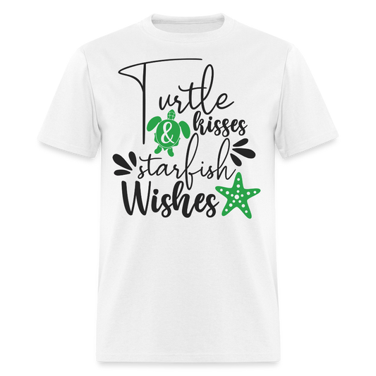 Turtle And Starfish Summer Beach Vacation T-shirt - white