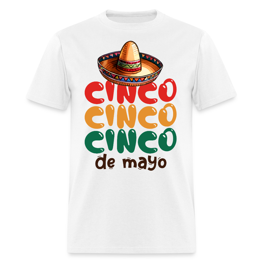 Mexican Party Outfit For Cinco De Mayo T-shirt - white