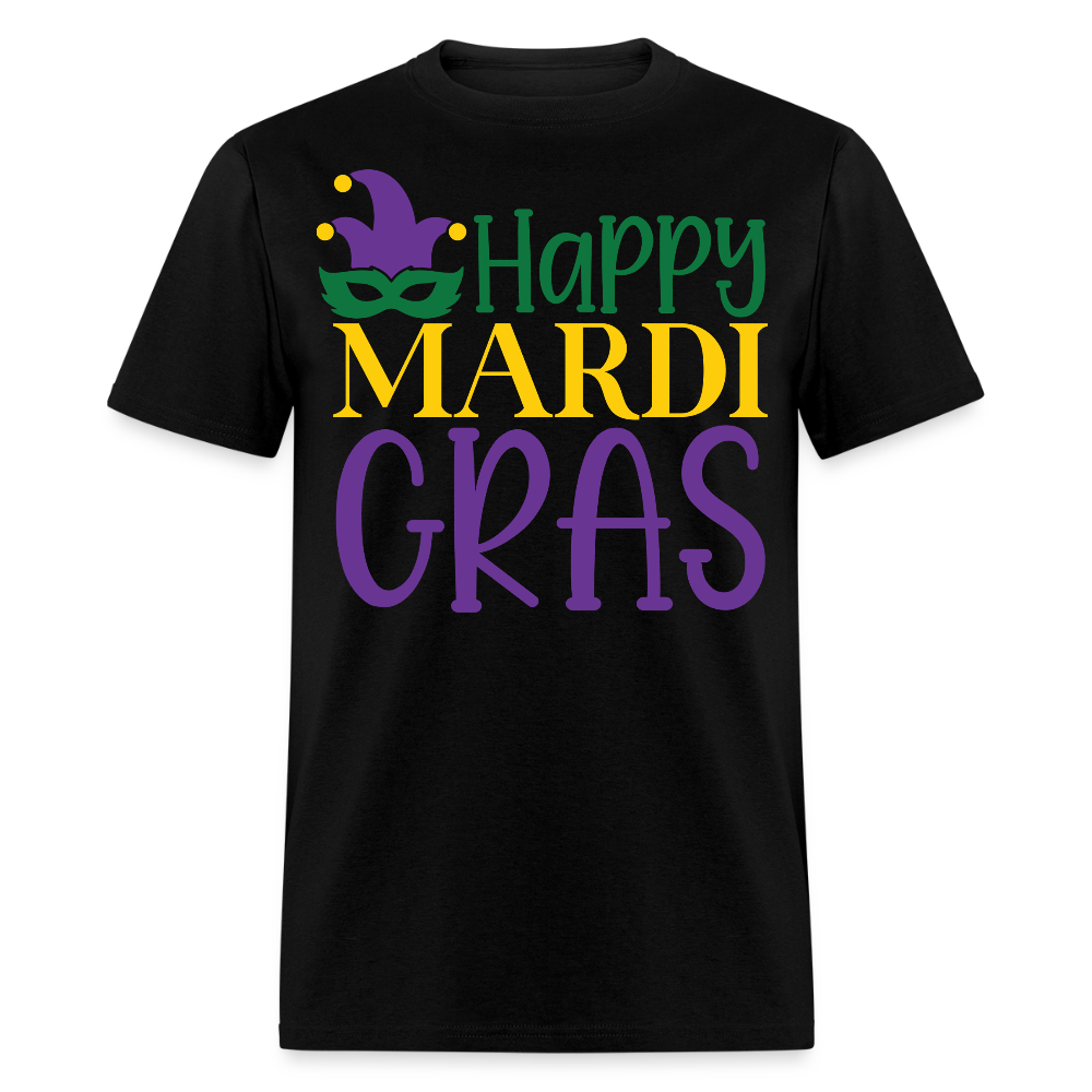 Funny and Stylish Mardi Gras Festival Unisex T-shirt - black