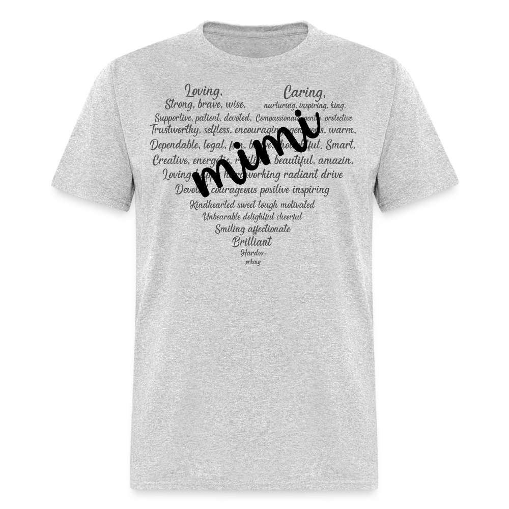 thoughtful Mother’s Day Tee For Mimi T-shirt - heather gray