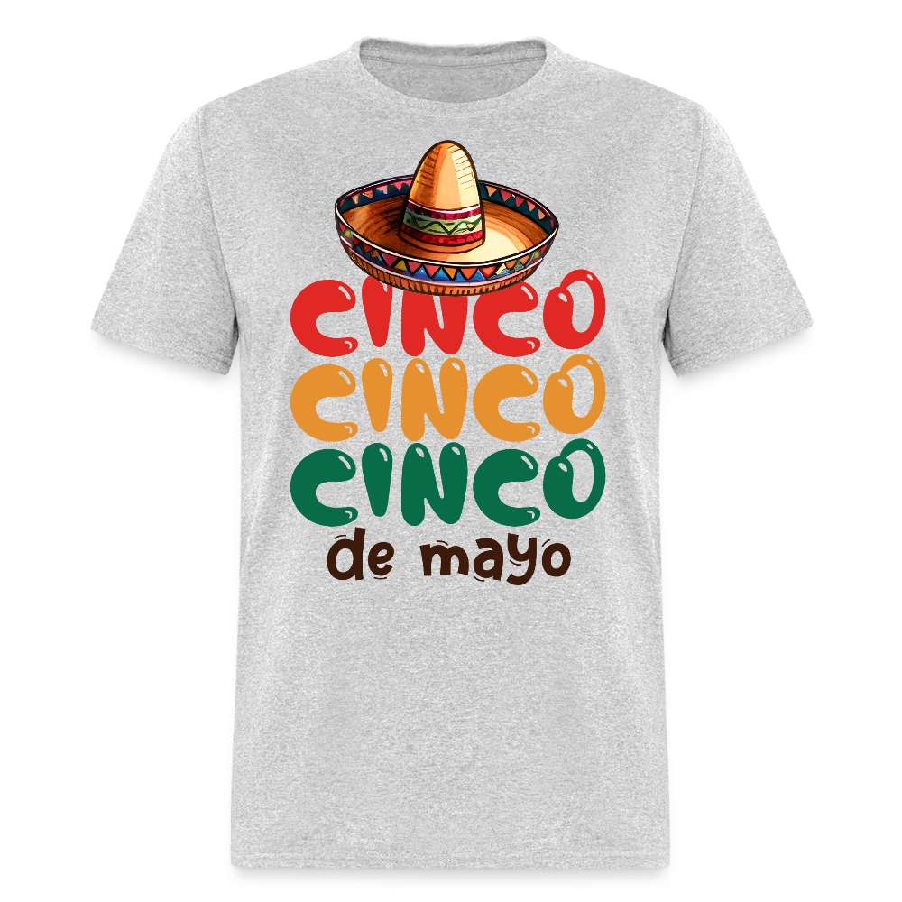 Mexican Party Outfit For Cinco De Mayo T-shirt - heather gray