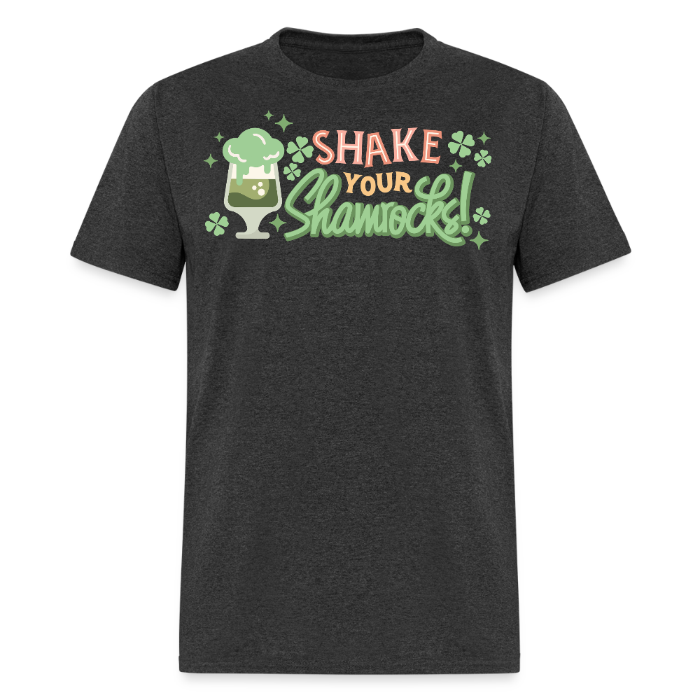 Shake Your Shamrocks Irish Party T-Shirt - heather black