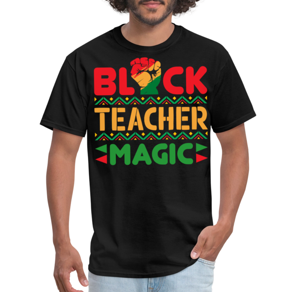Black Teacher Appreciation Shirt African American Educator Gifts T-shirt - black