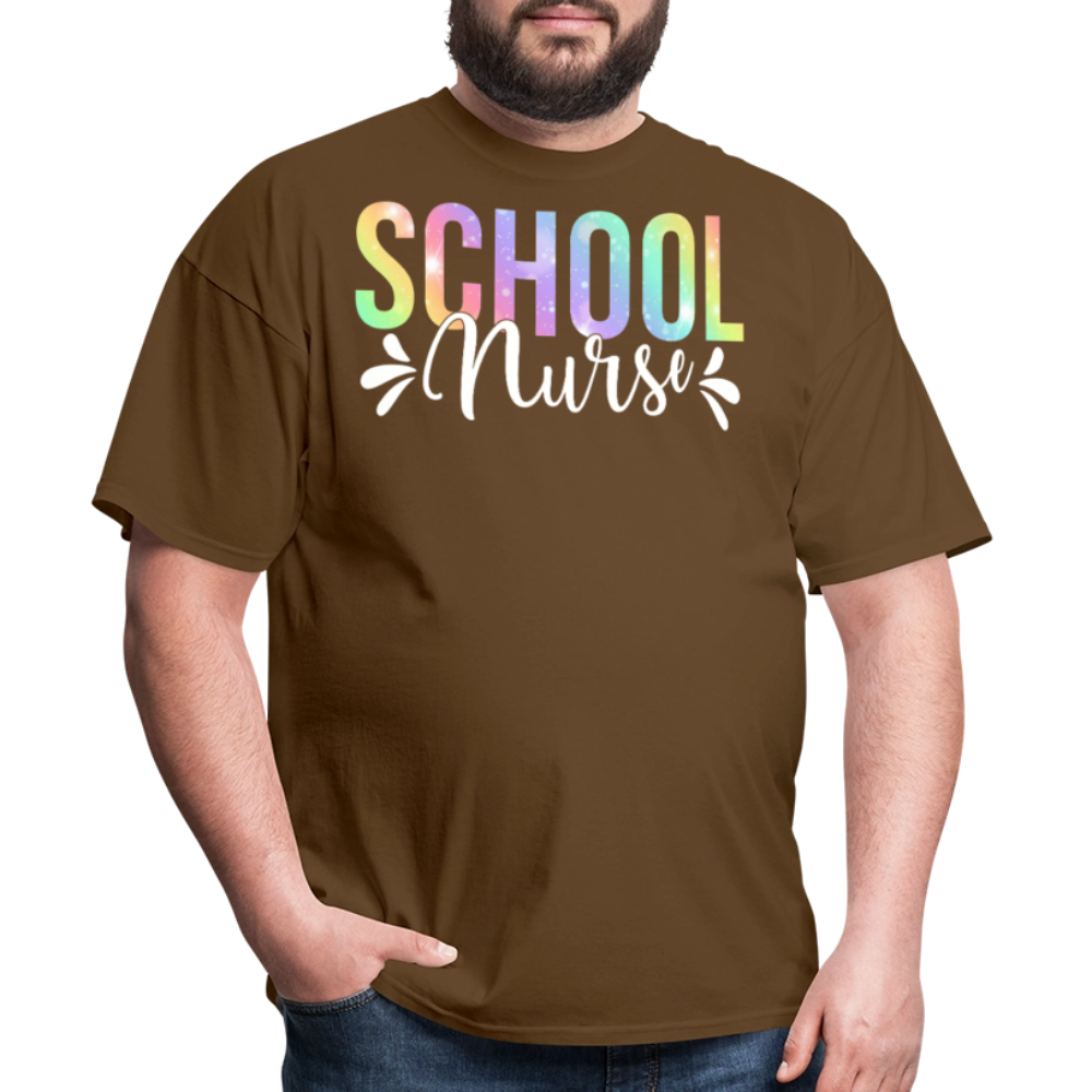 School Nurse Appreciation Gifts Back to School T-shirt - brown