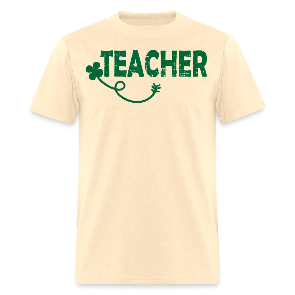 Lucky teacher St. Patrick’s Day T-shirt - natural