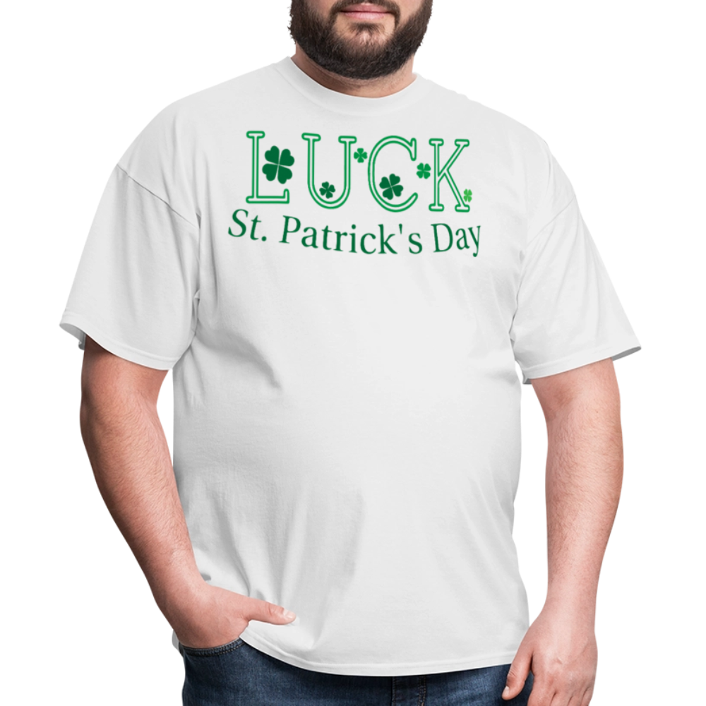 Irish Shamrock St Patrick’s Day Lucky T-shirt - white