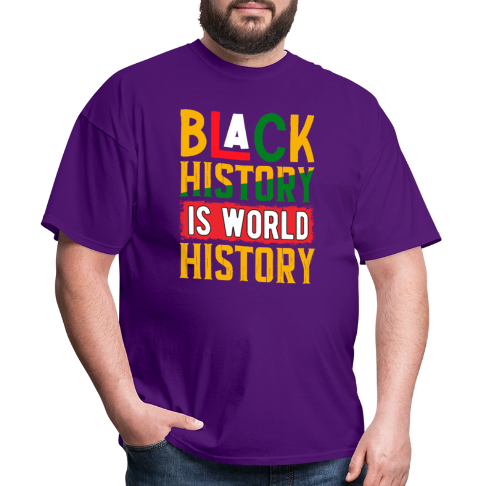 Black history Shirt For Cultural Pride Black Empowerment T-shirt - purple