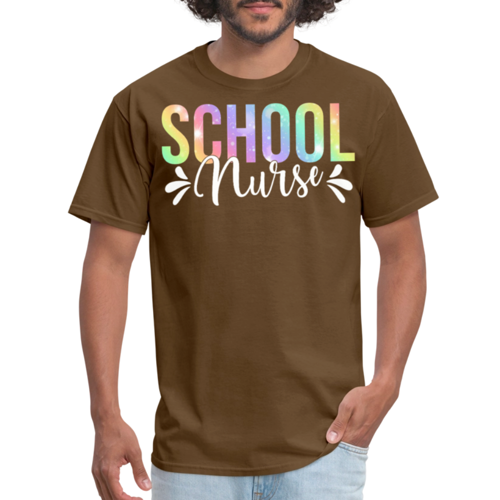 School Nurse Appreciation Gifts Back to School T-shirt - brown