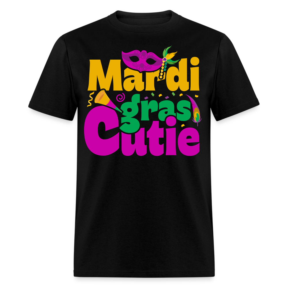 New Orleans Shirt Cute Mardi Gras Party T-shirt - black