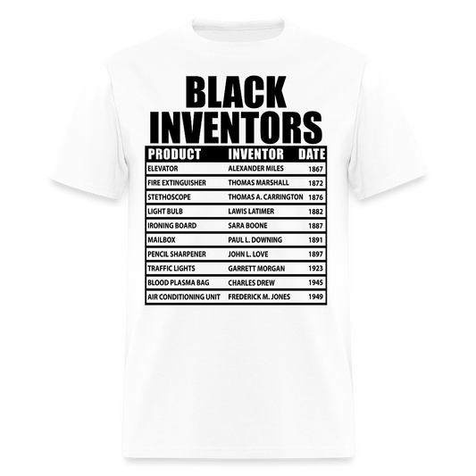 Inspirational Black Inventor Facts T-Shirt - white